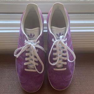 Adidas Gazelle Purple Suede Sneakers Women’s Size 9